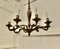 French Rococo Gilded Brass 8-Branch Chandelier, Image 7