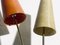 Mid-Century Floor Lamp in Brass with Fiberglass Shades attributed to Cosack, 1950s, Image 13