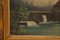 Artista tedesco, Paesaggio, 1880, Olio su tela, Incorniciato, Immagine 9