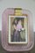 Rosa verdrehter Bilderrahmen aus Muranoglas & Messing von Barovier & Toso, 2000er 4