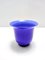 Vintage Royal Blue Opaline Glass Vase by Paolo Venini, 1990s 5