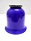 Vintage Royal Blue Opaline Glass Vase by Paolo Venini, 1990s 7