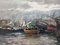 Ezelino Briante, Le Grand Port, óleo sobre cartón, años 60, enmarcado, Imagen 4
