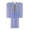 Große Wandlampe aus blauem Muranoglas, Italien, 1990er 1
