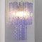 Large Wall Light in Blue Murano Glass, Italy, 1990s 2