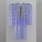 Large Wall Light in Blue Murano Glass, Italy, 1990s 7