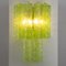 Large Wall Light in Green Murano Glass, Italy, 1990s 9