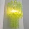 Large Wall Light in Green Murano Glass, Italy, 1990s 3