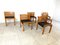 Vintage Leather Strap Dining Chairs, 1970s, Set of 6 4