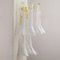 Large Petal Wall Light in Murano Glass with White Decoration, Italy, 1990s, Image 3