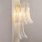 Large Petal Wall Light in Murano Glass with White Decoration, Italy, 1990s 9
