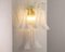 Large Petal Wall Light in Murano Glass with White Decoration, Italy, 1990s, Image 8