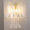 Large Petal Wall Light in Murano Glass with White Decoration, Italy, 1990s 6