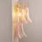 Large Petal Wall Light in Pink Murano Glass with White Decoration, Italy, 1990s, Image 5