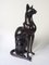 Large Hollywood Regency Bronze Cats, 1970s, Set of 2, Image 7