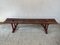 Earls 20th Century Rustic Swedish Wood Bench with Patinated Red 3