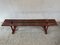 Earls 20th Century Rustic Swedish Wood Bench with Patinated Red, Image 2