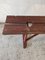 Banc Rustique en Bois Earls avec Rouge Patiné, Suède, 20ème Siècle 9