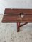 Earls 20th Century Rustic Swedish Wood Bench with Patinated Red, Image 4