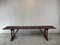 Earls 20th Century Rustic Swedish Wood Bench with Patinated Red, Image 11