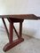 Earls 20th Century Rustic Swedish Wood Bench with Patinated Red 16