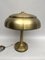 Vintage Ministerial Gilded Table Lamp, Italy, 1950s 3