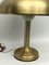 Vintage Ministerial Gilded Table Lamp, Italy, 1950s 7