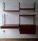 Estantería minimalista Mid-Century con escritorio, estantes, armario y cajones en teca, años 60, Imagen 2