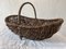 Swedish Country Handmade Willow Basket, Image 1