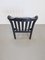 Brutalist Dining Chairs in Black Wood, Italy, 1970s, Set of 4, Image 14
