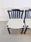 Brutalist Dining Chairs in Black Wood, Italy, 1970s, Set of 4, Image 5