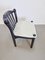Brutalist Dining Chairs in Black Wood, Italy, 1970s, Set of 4, Image 12
