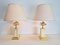 Regency Fruit Bowl Table Lamps in Brass and Crystal from Maison Le Dauphin, 1970s, Set of 2 6