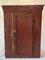19th Century Swedish Folk Art Wall Cabinet in Patinated Red Color, Image 2