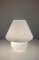 Lámpara en forma de hongo de cristal de Murano atribuida a Venini, Italia, años 60, Imagen 2