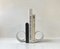 Portalibri espandibile minimalista in acciaio inossidabile di Georg Jensen, anni '90, Immagine 3