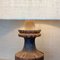 Lámpara de mesa artesanal de madera, años 70, Imagen 8