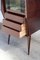 Geometrischer Barschrank aus italienischem Nussholz im Stil von Ico Parisi, 1950er 15