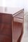 Geometric Bar Cabinet in Italian Walnut in the style of Ico Parisi, 1950s, Image 11