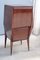 Geometric Bar Cabinet in Italian Walnut in the style of Ico Parisi, 1950s, Image 4