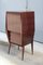 Geometric Bar Cabinet in Italian Walnut in the style of Ico Parisi, 1950s, Image 17