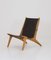 Hunting Chair 204 attribuée à Uno & Östen Kristiansson pour Luxus, Suède, 1950s 2