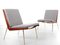 Scandinavian Teak Model Fd-134 Boomerang Easy Chairs attributed to Peter Hvidt, 1950s, Set of 2 2