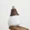 Lámpara colgante de iglesia vintage de opalino, años 30, Imagen 2
