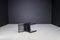 Schwarze Esszimmerstühle aus Leder von Carlo Bartoli für Matteo Grassi, Italien, 1980er, 2er Set 7