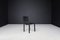 Sedie da pranzo in pelle nera di Carlo Bartoli per Matteo Grassi, Italia, anni '80, set di 2, Immagine 9
