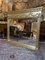 Espejo de sobremanto Regency grande de madera dorada, Imagen 1