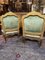 Louis XV Gilt Wood and Tapestry Chairs, Set of 2 3