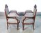 Louis XVI Style Armchairs in Walnut, 1920s, Set of 2, Image 4