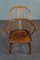 Antique English Low Back Windsor Armchair, 18th Century 7